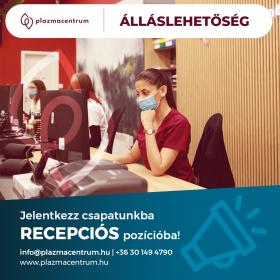 Recepcióst keresünk!